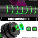 20 Kg Adjustable Dumbbells Set - 20kg Gym Weights Dumbbells and Barbel Set Adjustable Weights Indoor/outdoor, Best Option for Home Gyms Sports & Outdoor - Tophatter Daily Deals