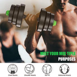 20 Kg Adjustable Dumbbells Set - 20kg Gym Weights Dumbbells and Barbel Set Adjustable Weights Indoor/outdoor, Best Option for Home Gyms Sports & Outdoor - Tophatter Daily Deals