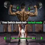 20 Kg Adjustable Dumbbells Set - 20kg Gym Weights Dumbbells and Barbel Set Adjustable Weights Indoor/outdoor, Best Option for Home Gyms Sports & Outdoor - Tophatter Daily Deals
