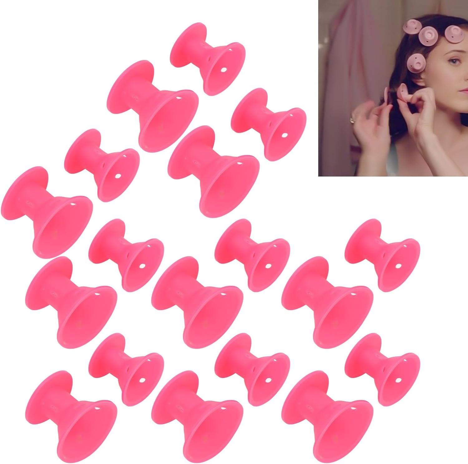 Silicone Hair Curlers - Spoolies Hair Curlers UK 20/40PCS No Heat Silicone DIY Soft Magic Hair Curlers Rollers Care Heatless Clip Hair Care - Tophatter Daily Deals