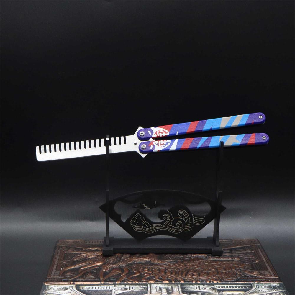 2-Layer Wooden Landscape Pattern Weapon Display Holder - Tophatter Daily Deals