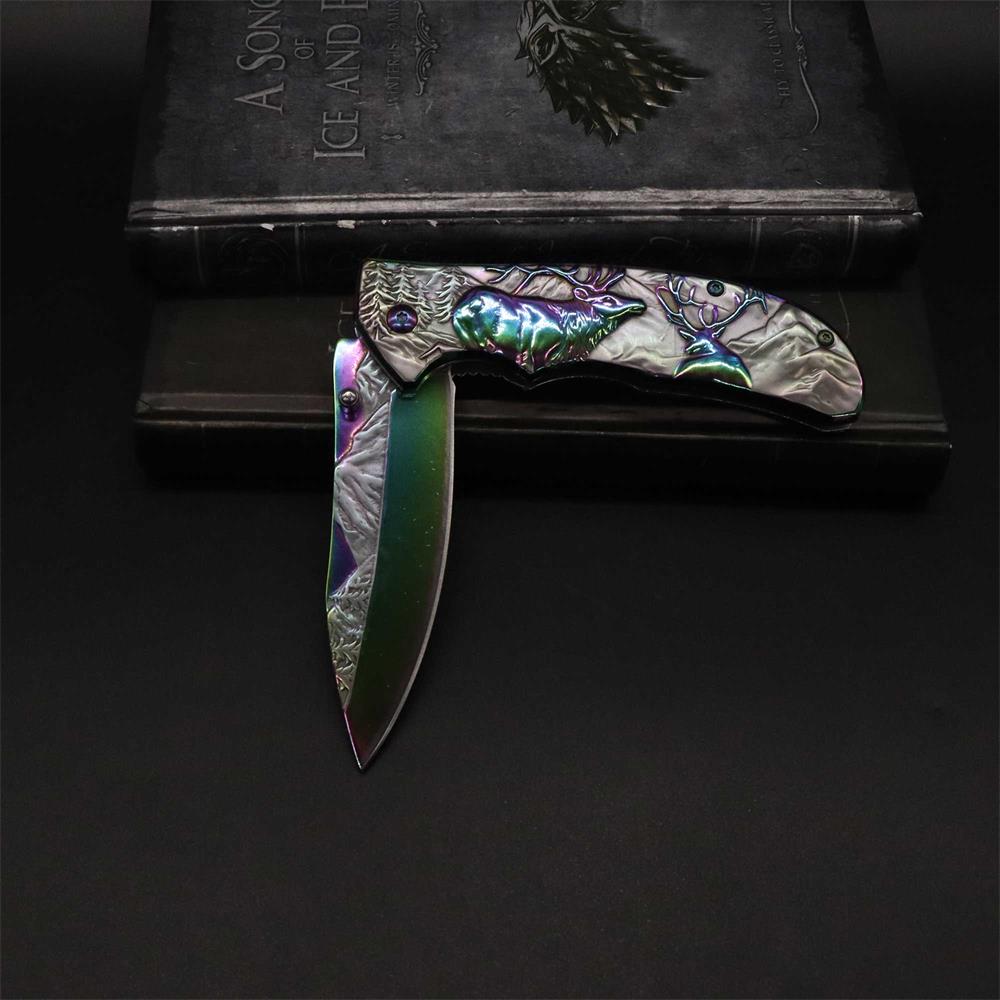 Fantastic Reindeer Folding Knife - Tophatter Daily Deals