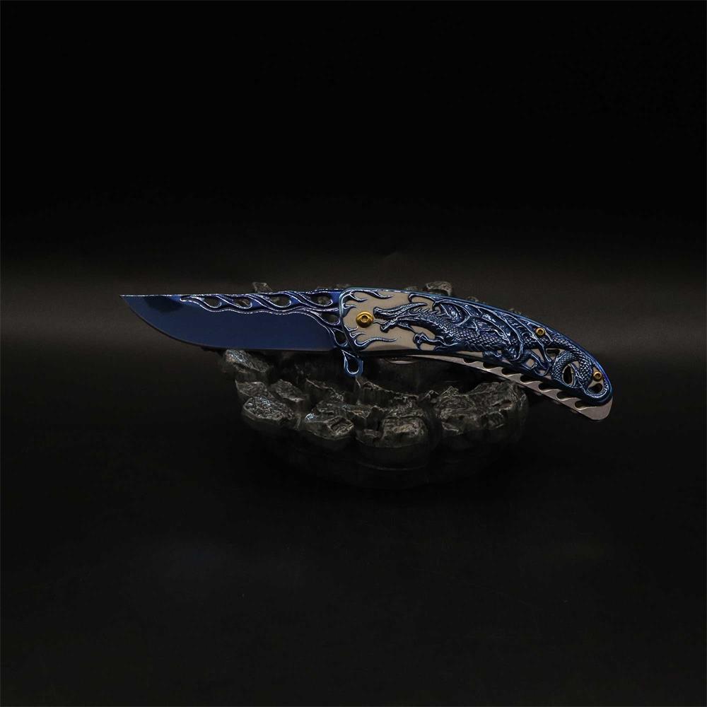 3D Western Dragon Folding Knife - Tophatter Daily Deals