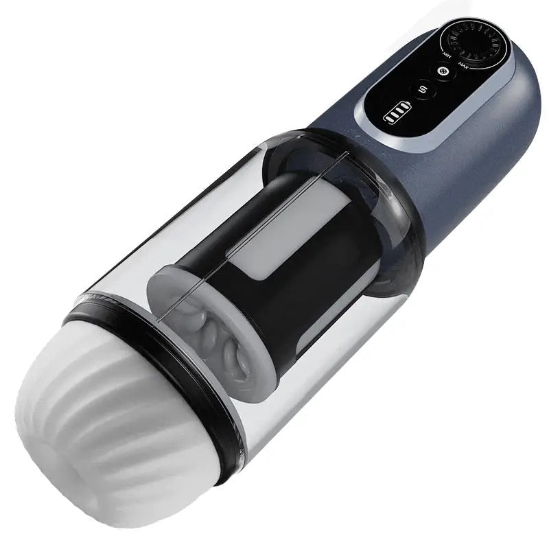 ARMOR - CVT Control Sucking Thrusting Rotating Erection Aid Masturbator Black Masturbation Cup - Tophatter Daily Deals