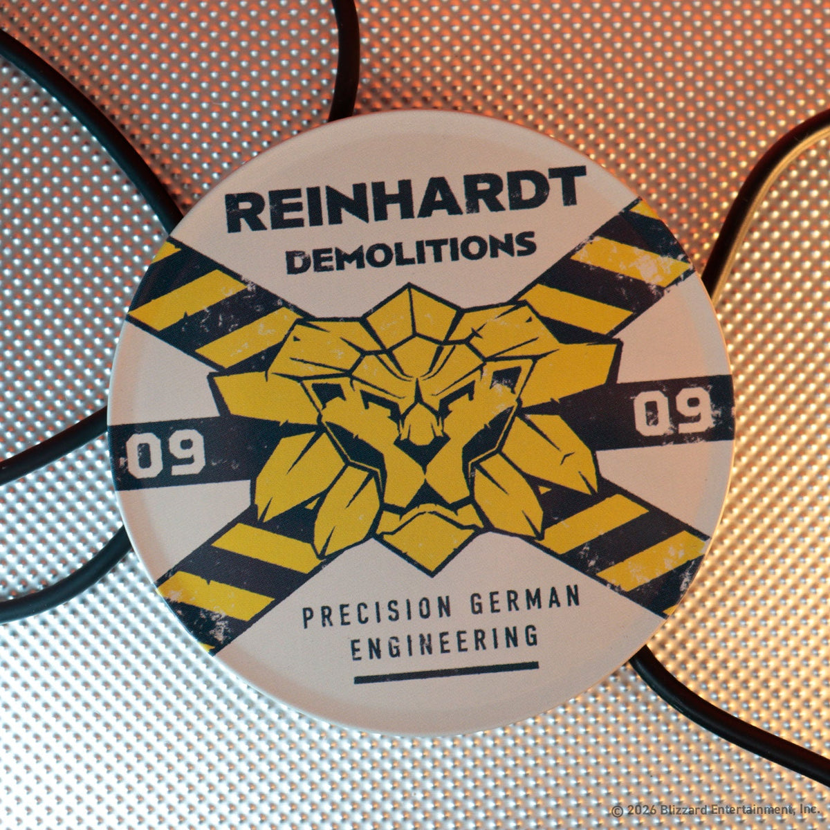 Overwatch - Set of Four Printed Metal Coasters Coaster - Tophatter Daily Deals