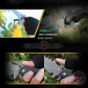 HX OUTDOORS Tactical Knife 440C Blade K10 w/ Sheath Plated Titanium Knife-Fixed - Tophatter Daily Deals