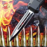 S2G Tactical Small 7" OTF Bullet HK Automatic Knife - 440c Double Edge Knife-OTF - Tophatter Daily Deals