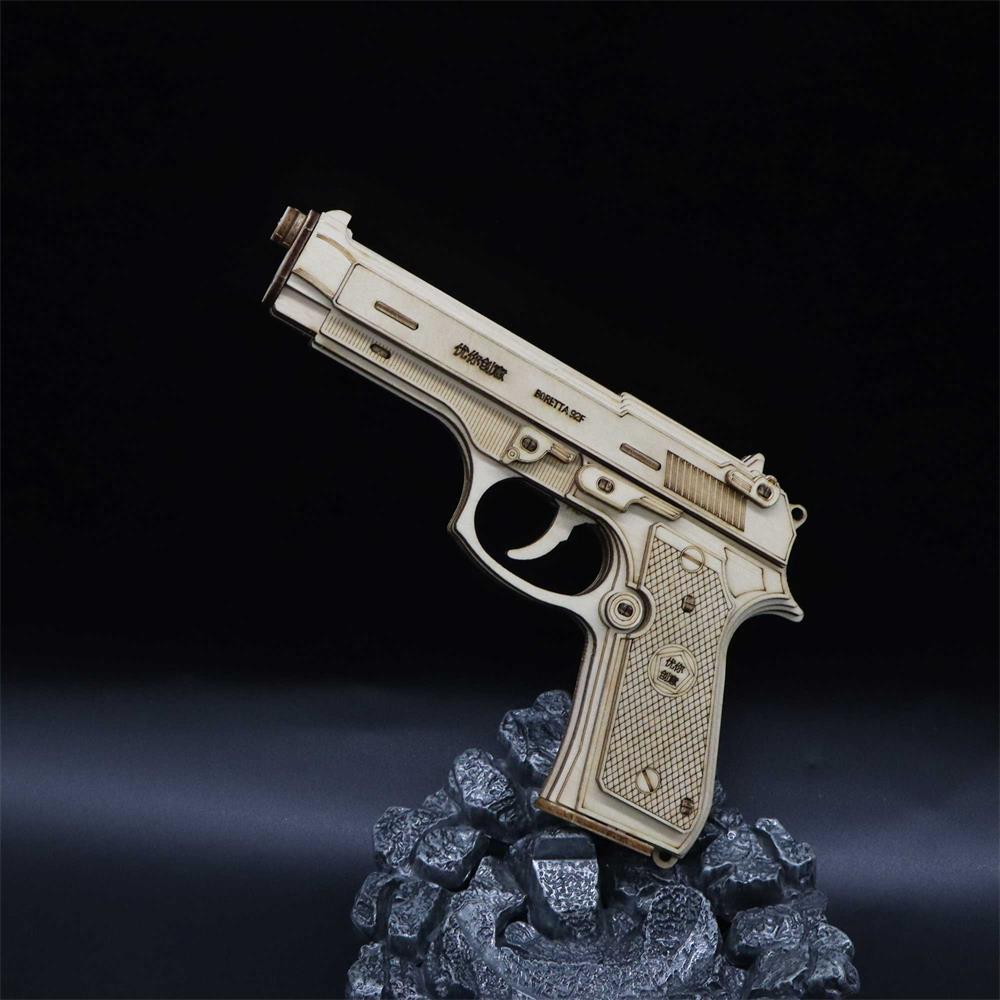 Beretta M92F Wooden Model Pistol - Tophatter Daily Deals