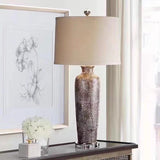 Bedroom Bedside Vintage Snakeskin Pattern Ceramic Table Lamp 0 - Tophatter Daily Deals