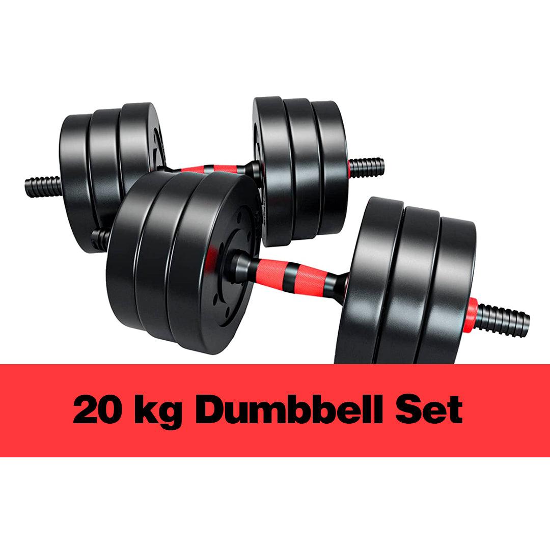 Dumbbell with Adjustable Weight - Adjustable Dumbbell with Nylon Wrapped Plate and Quick Weight Change Handle Safe Exercise & Fitness - Tophatter Daily Deals