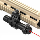 20mm Rail - Pressure Switch - Red/Green Laser Sight - Tophatter Daily Deals
