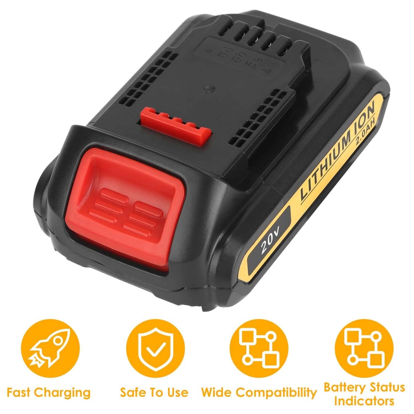 20V Replacement Battery Fit for Dewalt DCB Home Improvement - Tophatter Daily Deals
