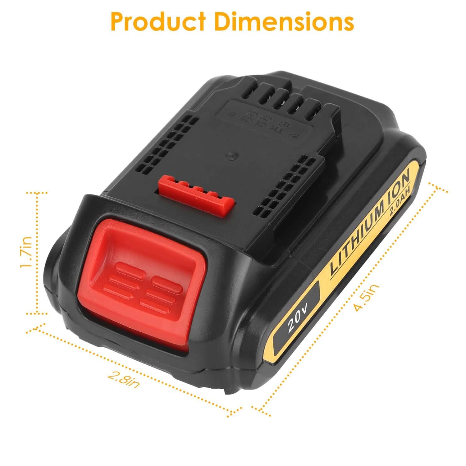 20V Replacement Battery Fit for Dewalt DCB Home Improvement - Tophatter Daily Deals