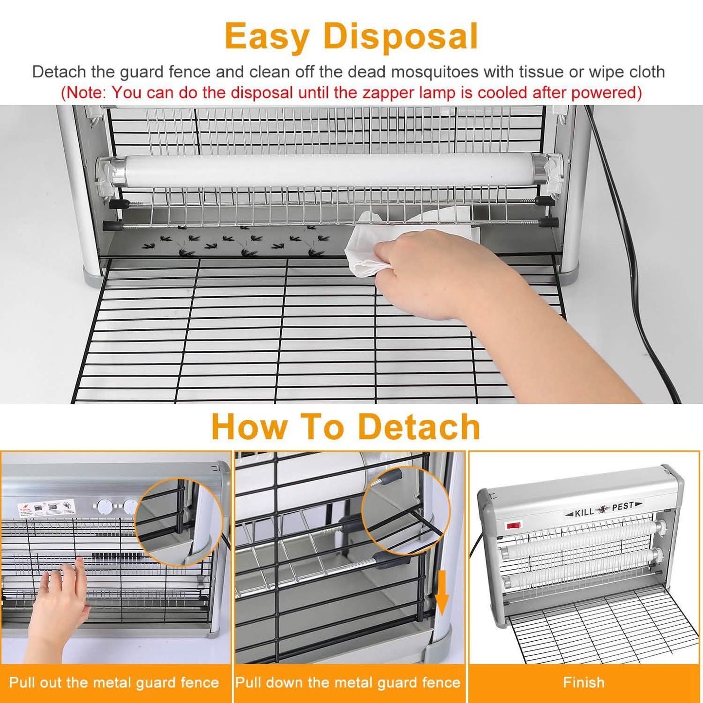20W Electric Fly Bug Zapper Mosquito Insect Killer Pest Control - Tophatter Daily Deals