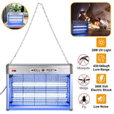 20W Electric Fly Bug Zapper Mosquito Insect Killer Pest Control - Tophatter Daily Deals