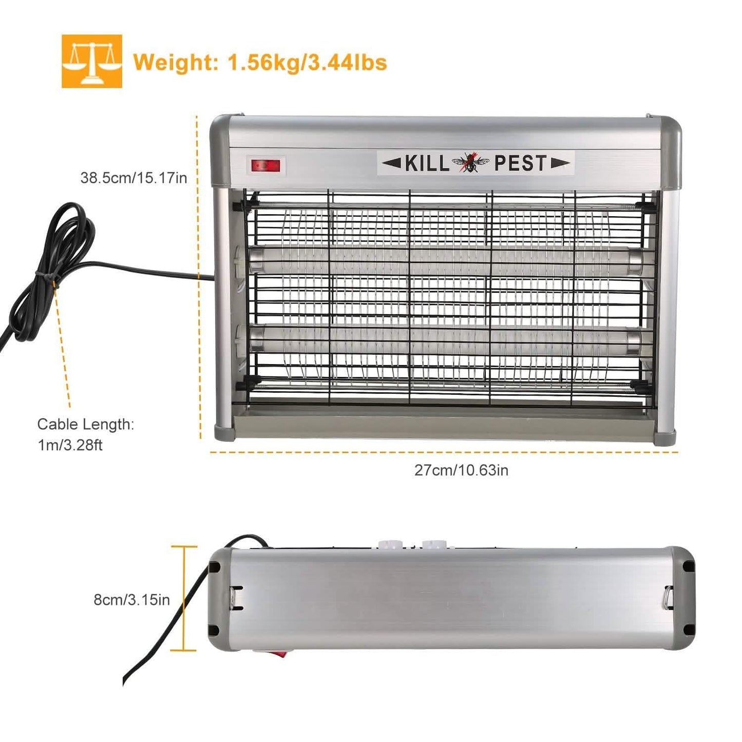 20W Electric Fly Bug Zapper Mosquito Insect Killer Pest Control - Tophatter Daily Deals