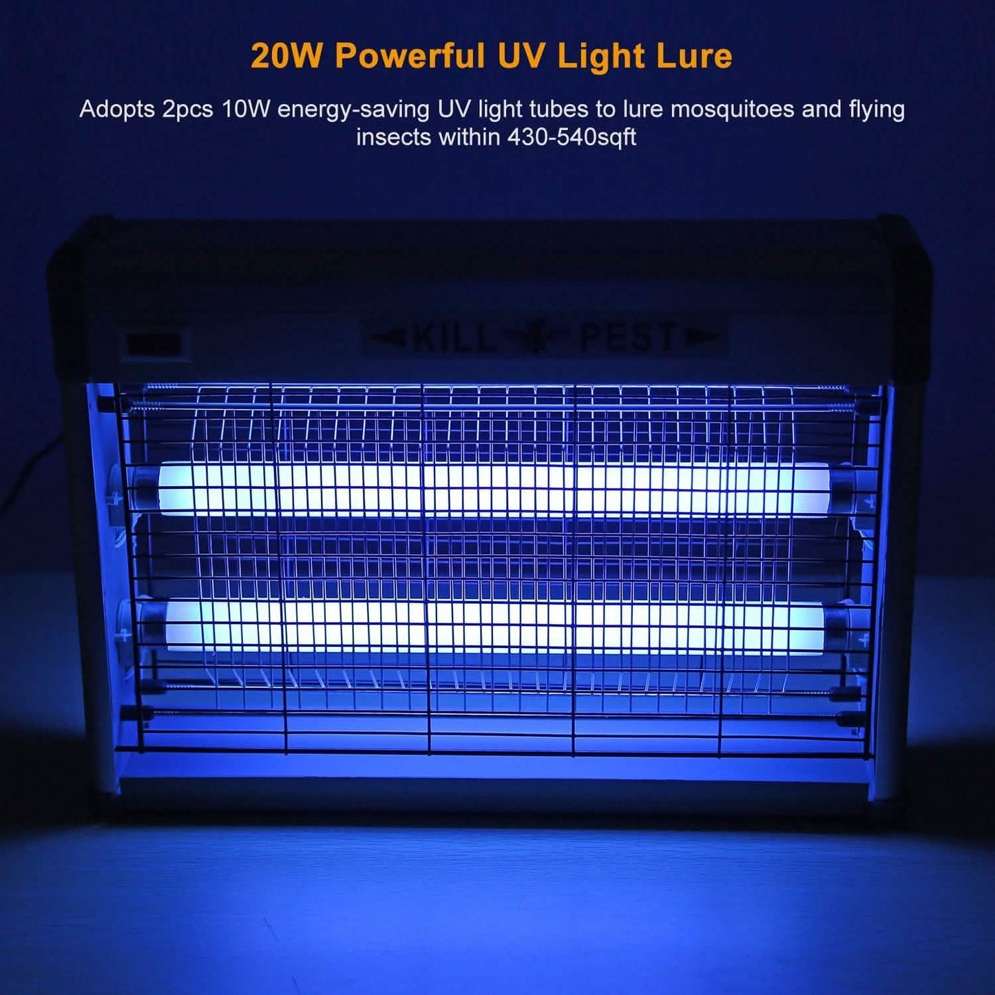 20W Electric Fly Bug Zapper Mosquito Insect Killer Pest Control - Tophatter Daily Deals
