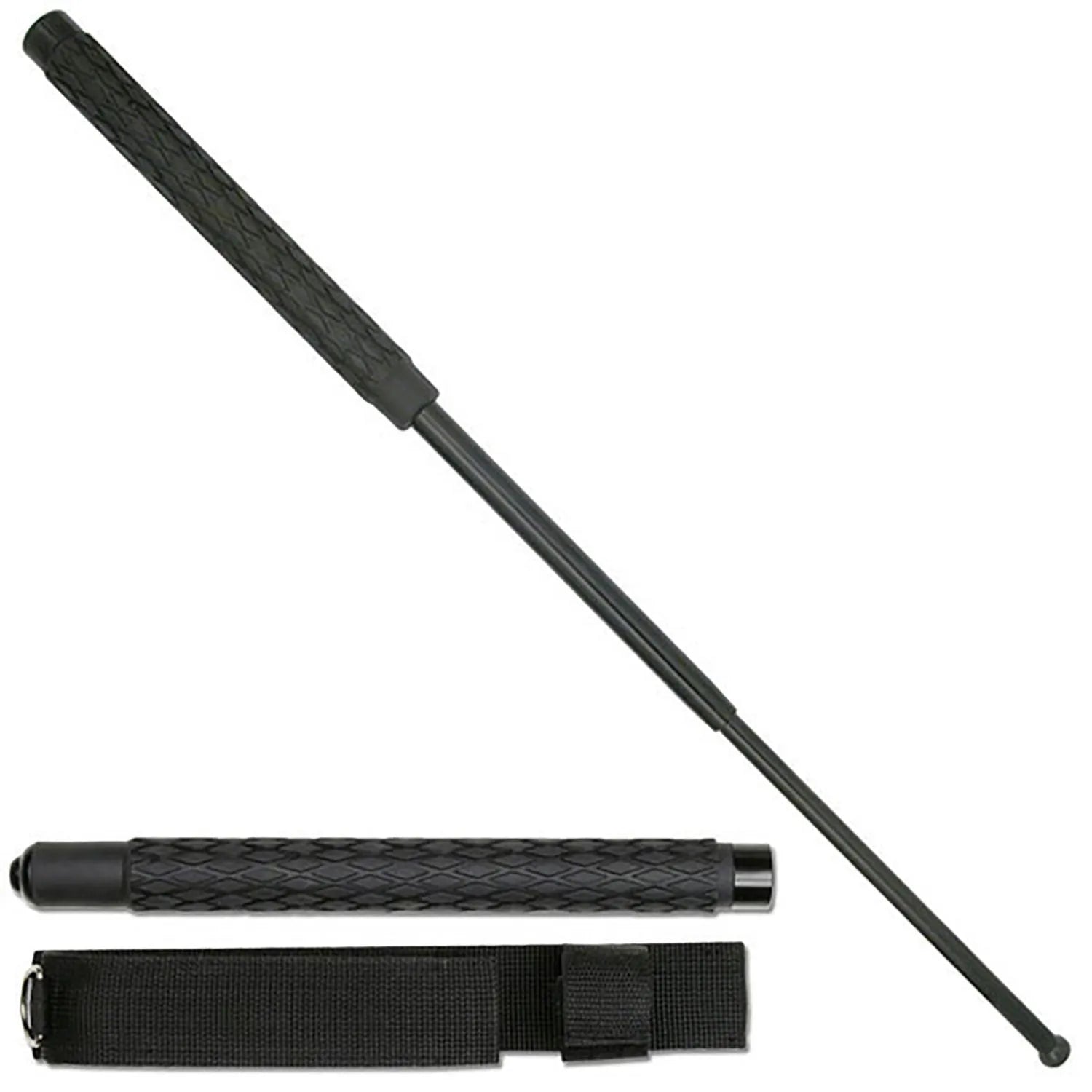 21 Inch Nonglare Coated Steel Baton - Tophatter Daily Deals
