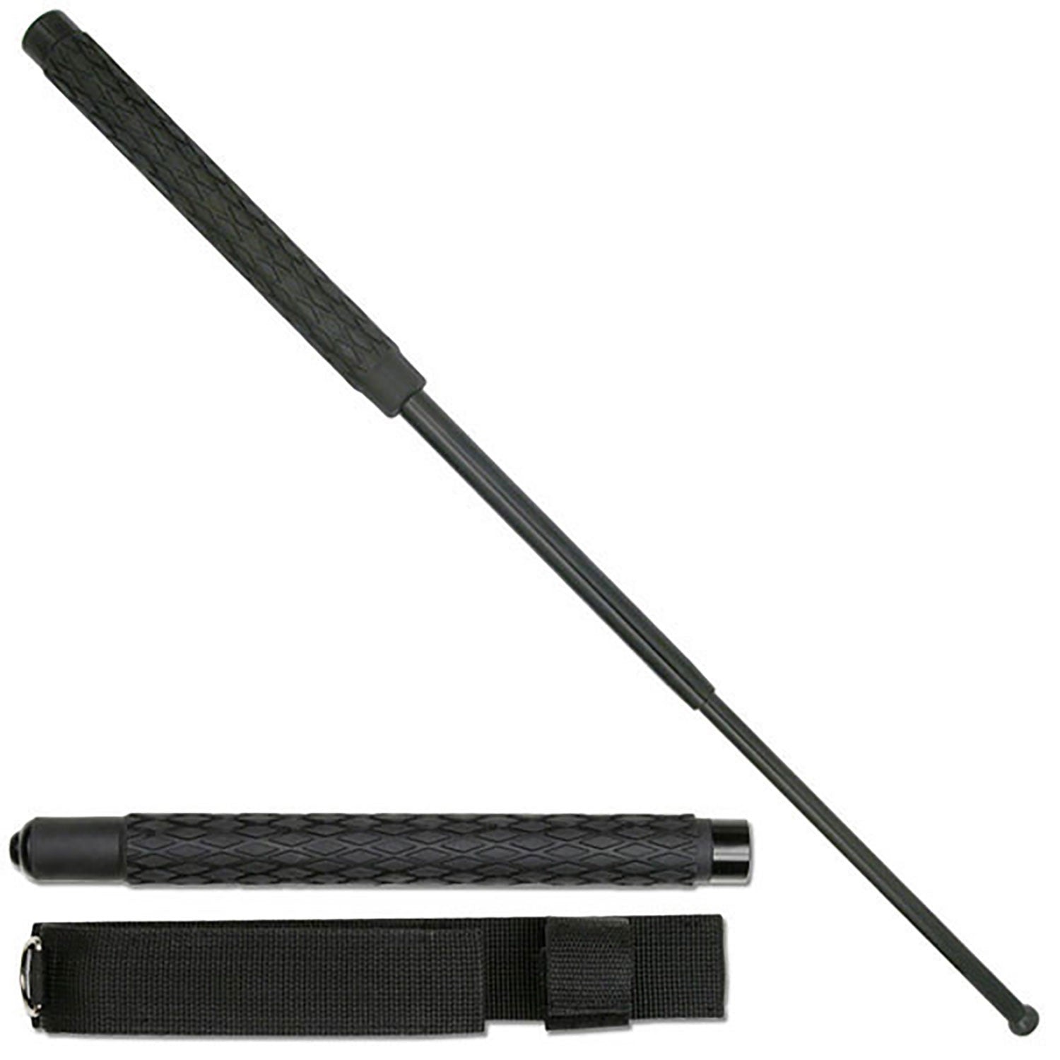 21 Inch Nonglare Coated Steel Baton Collectible Weapons - Tophatter Daily Deals