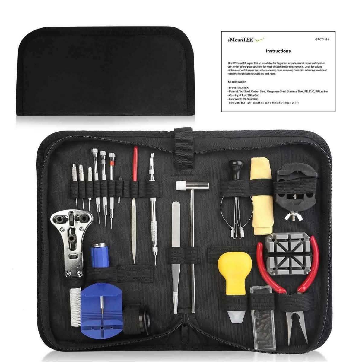 21-Piece: Watch Repair Tool Kit Hand Everything Else - Tophatter Daily Deals