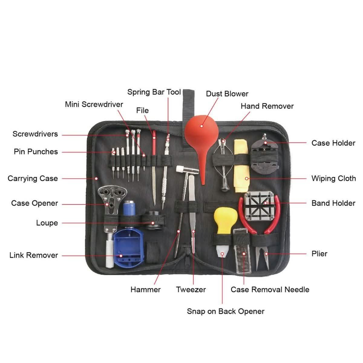21-Piece: Watch Repair Tool Kit Hand Everything Else - Tophatter Daily Deals