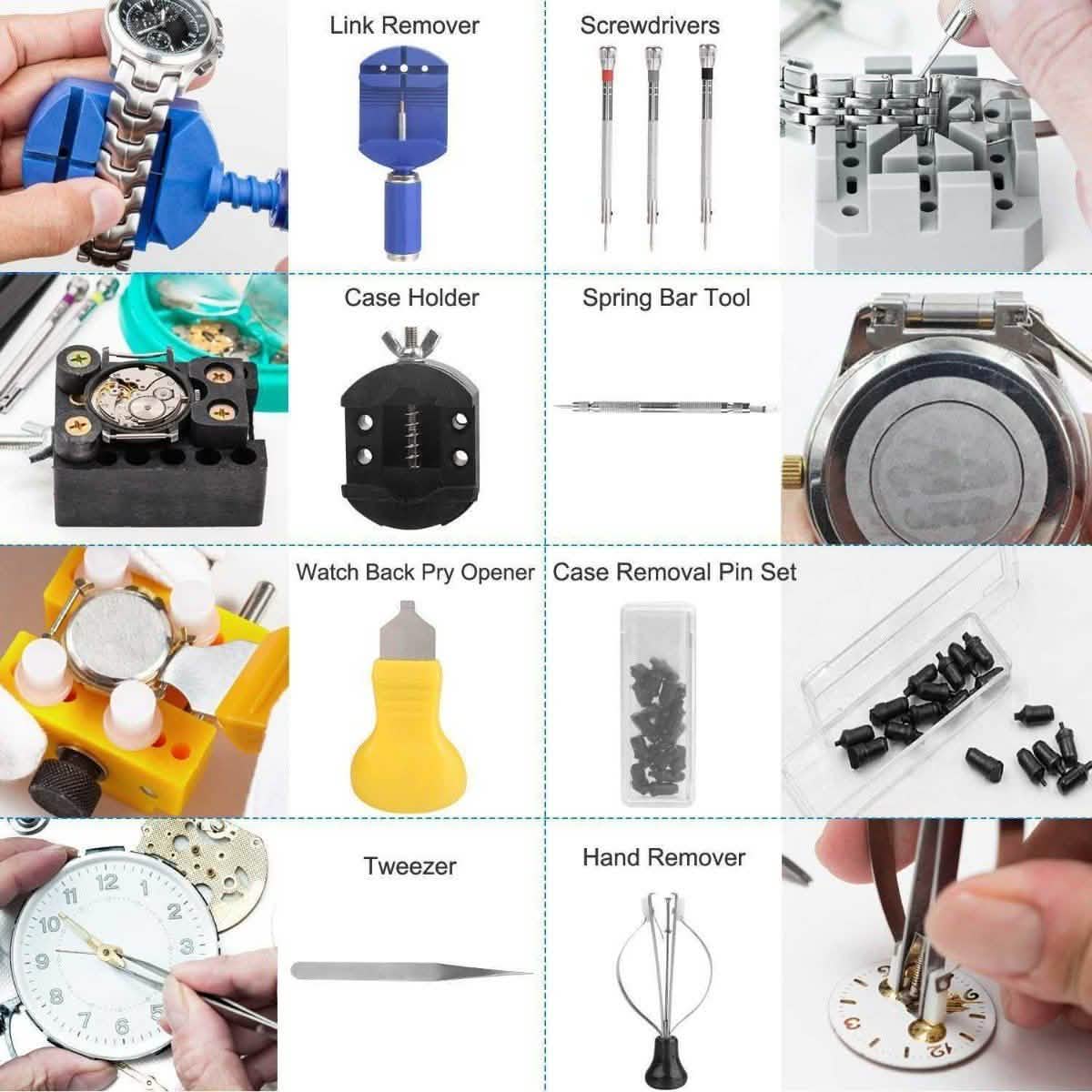 21-Piece: Watch Repair Tool Kit Hand Everything Else - Tophatter Daily Deals
