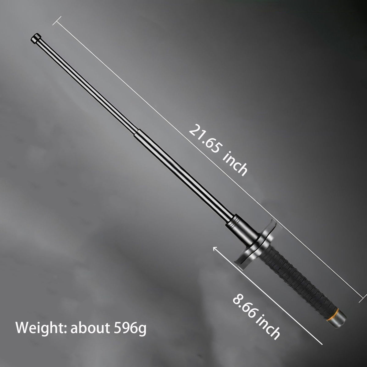Self-defense blocking baton Titanium Black 21.65 inch - Tophatter Daily Deals