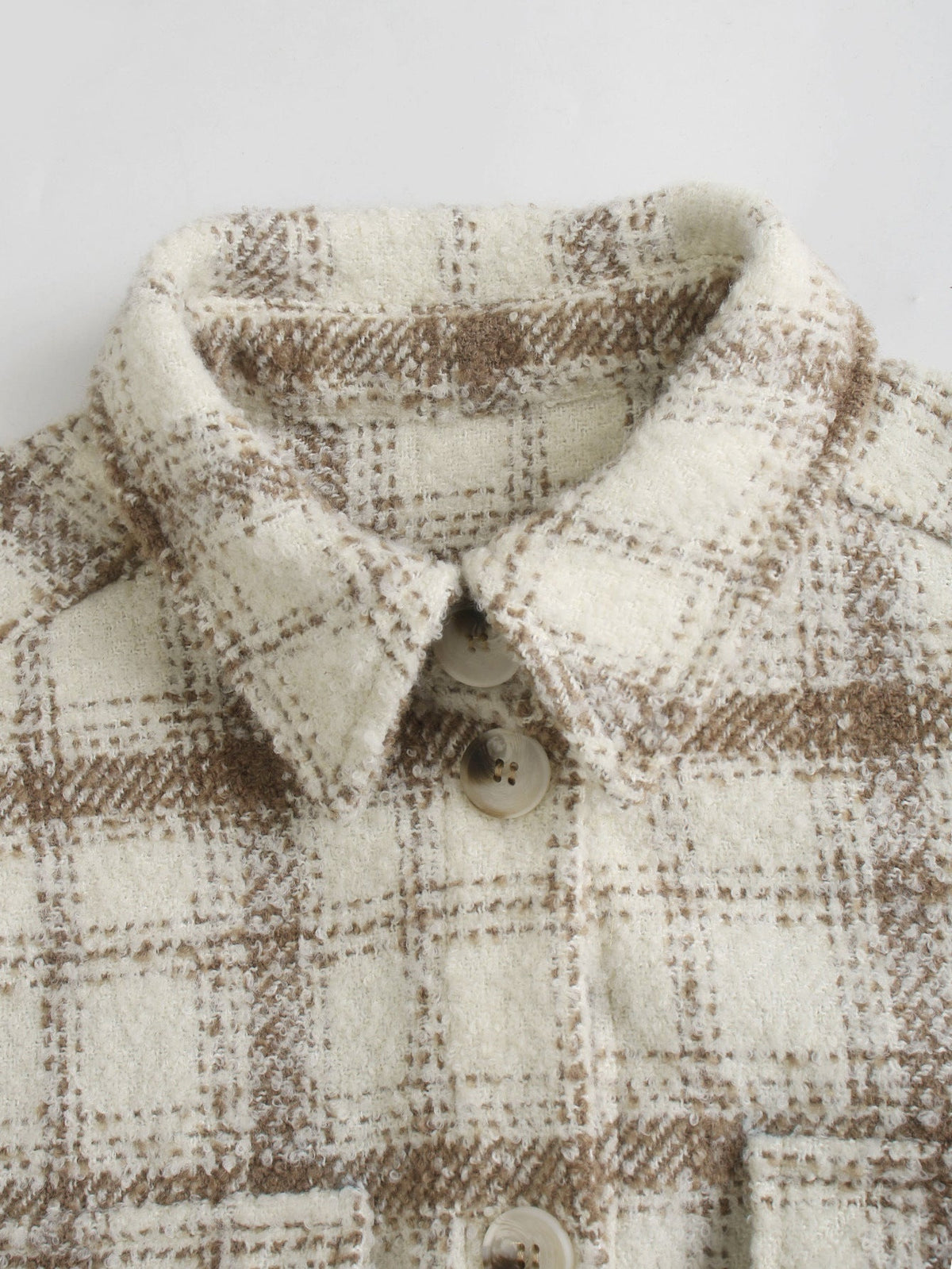 Oversized Womens Long Coat - Shirt Style, Tweed, For City 3D Changing Face Moving Picture Frame - Tophatter Daily Deals