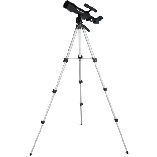 Celestron Travel Scope 50mm f/7.2 AZ Refractor Telescope Kit - Tophatter Daily Deals