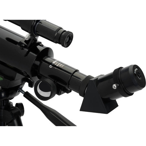 Celestron Travel Scope 50mm f/7.2 AZ Refractor Telescope Kit - Tophatter Daily Deals