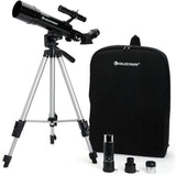 Celestron Travel Scope 50mm f/7.2 AZ Refractor Telescope Kit - Tophatter Daily Deals