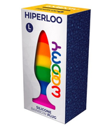 Wooomy Hiperloo Silicone Rainbow Plug Large 13.1 cm Premium Hypoallergenic Anal Toy > Anal Range > Butt Plugs - Tophatter Daily Deals