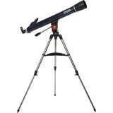 Celestron AstroMaster 90AZ 90mm f/11.1 Refractor Telescope - Tophatter Daily Deals