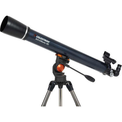 Celestron AstroMaster 90AZ 90mm f/11.1 Refractor Telescope - Tophatter Daily Deals