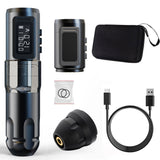 Adjustable Stroke Brushless Tattoo Pen Battery Pen High Power Silver double battery USB 0 - Tophatter Daily Deals