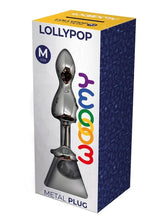 Wooomy Lollypop Double Ball Metal Plug White Medium > Anal Range > Jewel Butt Plugs - Tophatter Daily Deals