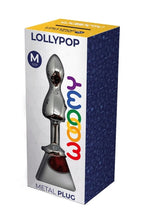 Wooomy Lollypop Double Ball Metal Plug Red Medium > Anal Range > Butt Plugs - Tophatter Daily Deals