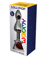 Wooomy Lollypop Double Ball Metal Plug Red Large > Anal Range > Jewel Butt Plugs - Tophatter Daily Deals