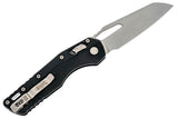 Microtech MSI - Injection Molded Black Handle - Satin M390MK Blade - 210T-10PMBK Folding Knives - Tophatter Daily Deals