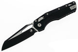 Microtech MSI - Injection Molded Black Handle - Black M390MK Blade - 210T-1PMBK Folding Knives - Tophatter Daily Deals