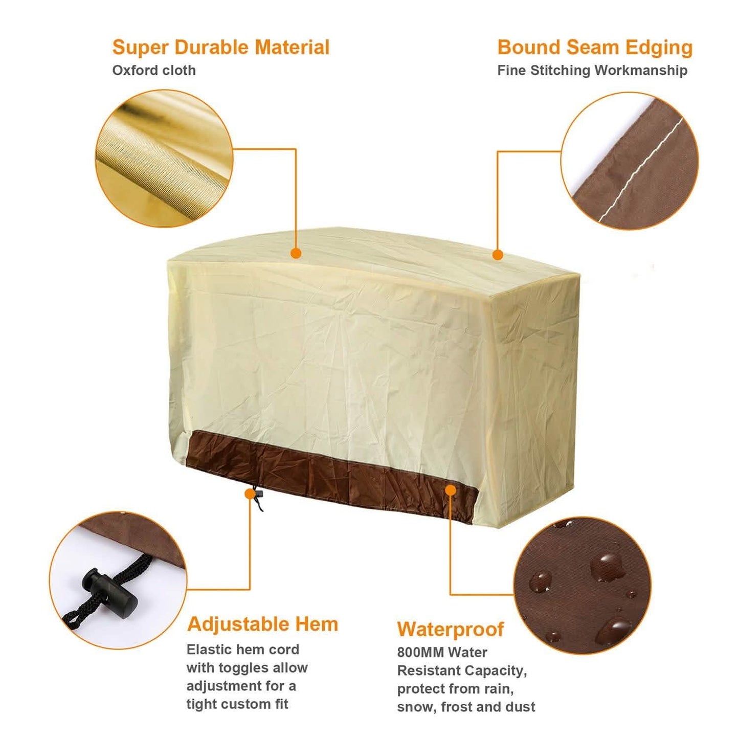 210D Waterproof Outdoor BBQ Grill Cover Garden & Patio - Tophatter Daily Deals