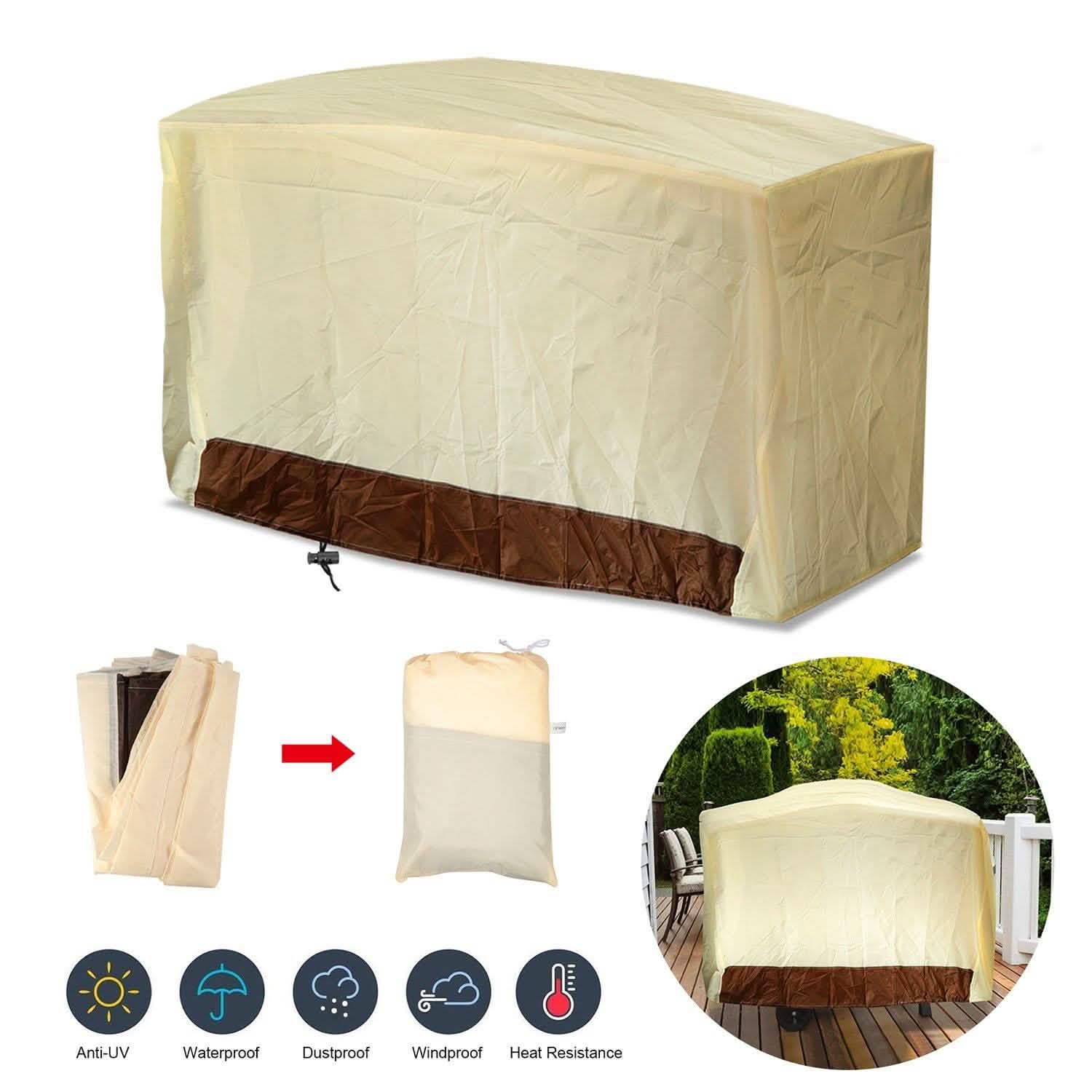 210D Waterproof Outdoor BBQ Grill Cover Garden & Patio - Tophatter Daily Deals