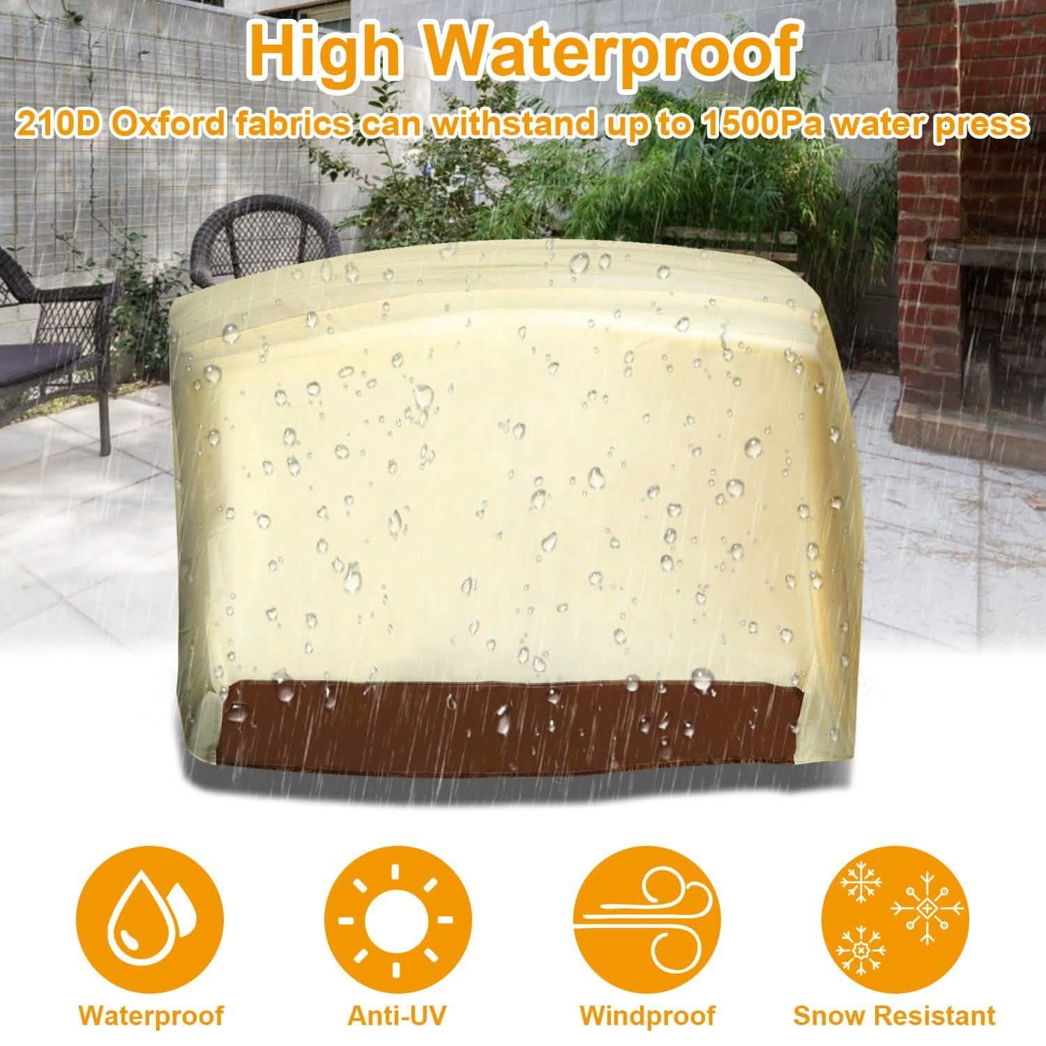 210D Waterproof Outdoor BBQ Grill Cover Garden & Patio - Tophatter Daily Deals