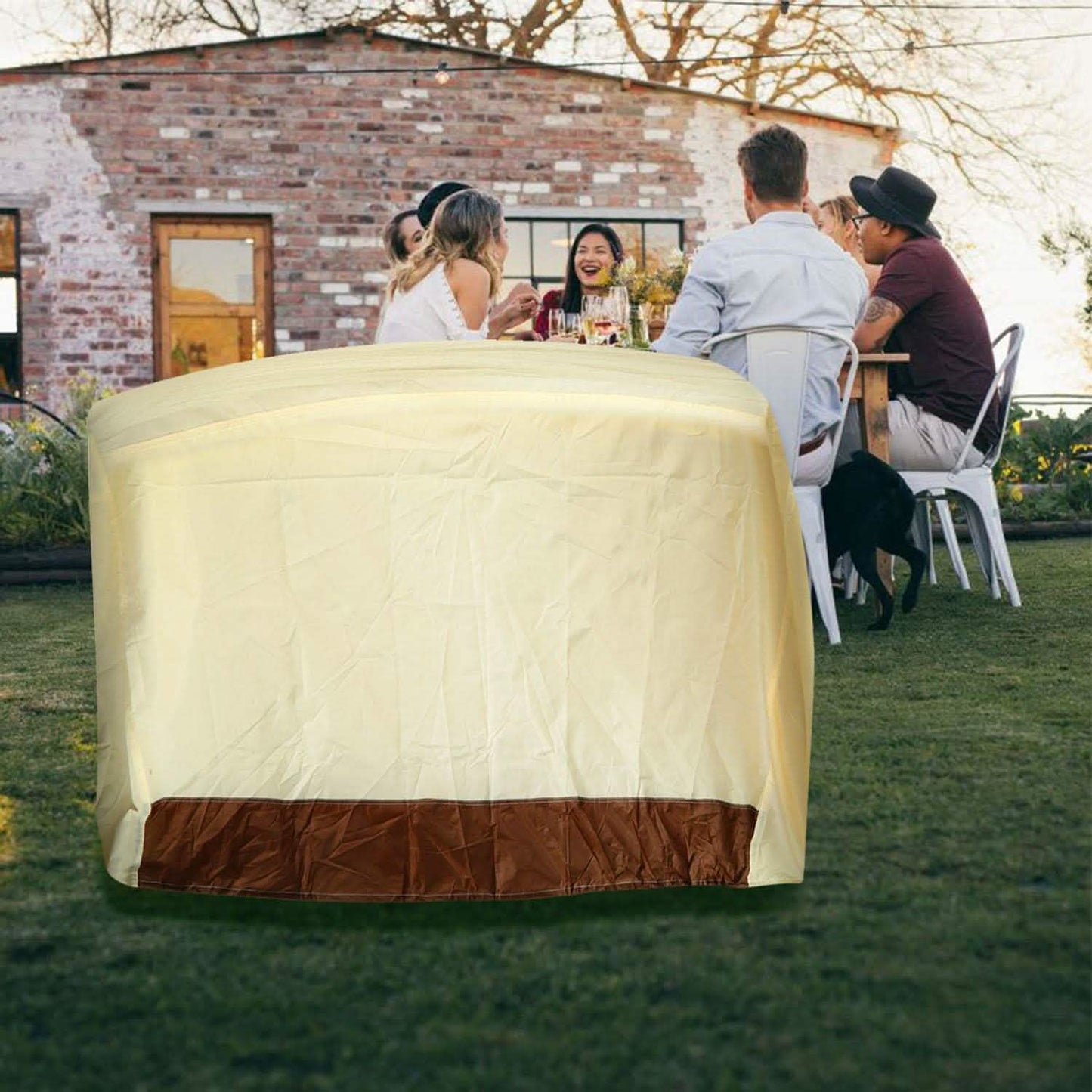 210D Waterproof Outdoor BBQ Grill Cover Garden & Patio - Tophatter Daily Deals