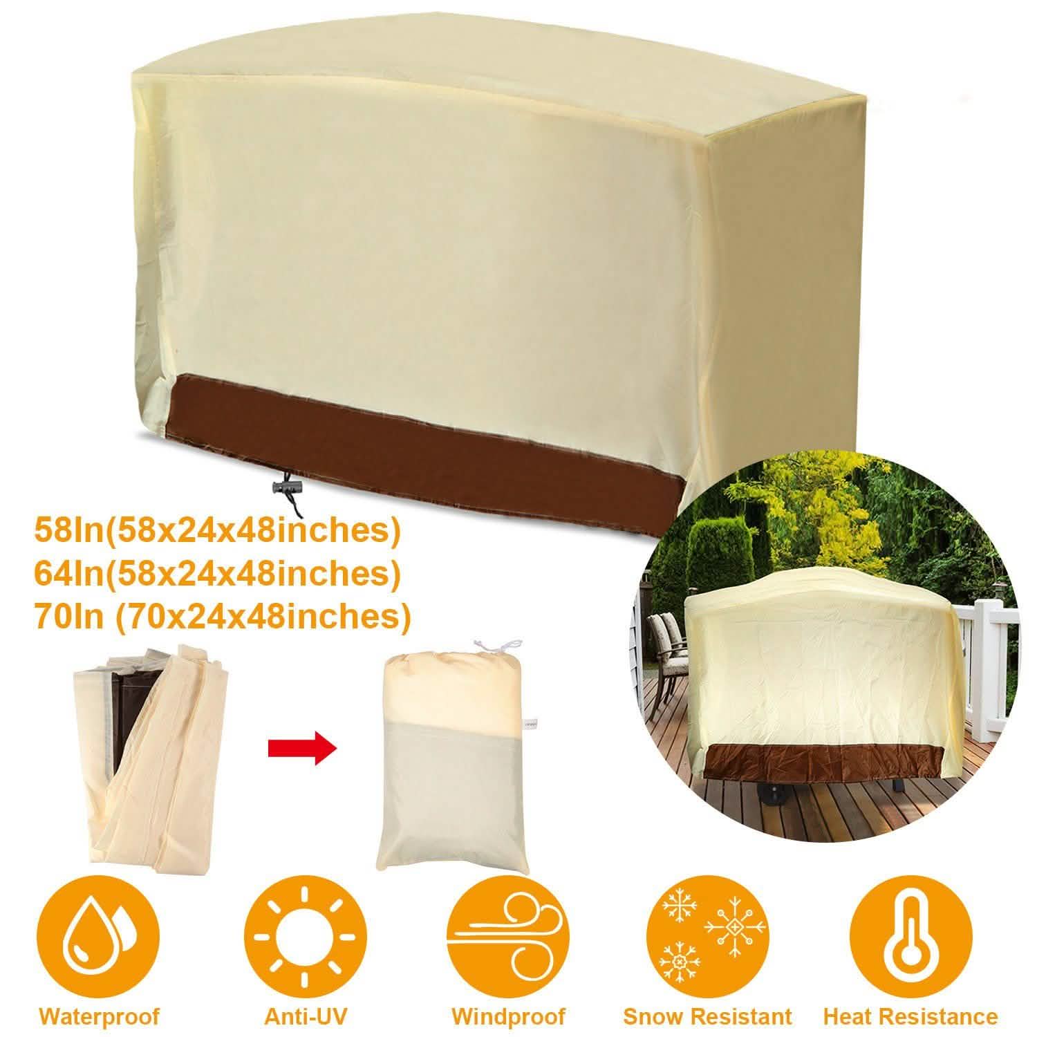 210D Waterproof Outdoor BBQ Grill Cover Garden & Patio - Tophatter Daily Deals
