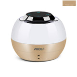 Bluetooth speaker colorful lights subwoofer wireless mobile phone mini audio card portable Gold 0 - Tophatter Daily Deals