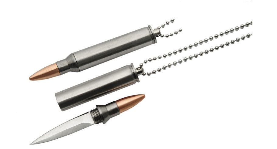 3" 30-06 BULLET NECK KNIFE - Tophatter Daily Deals