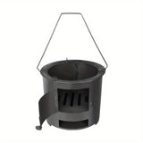 Outdoor Wood Stove for Camping and Cooking Camping & Hiking - Tophatter Daily Deals
