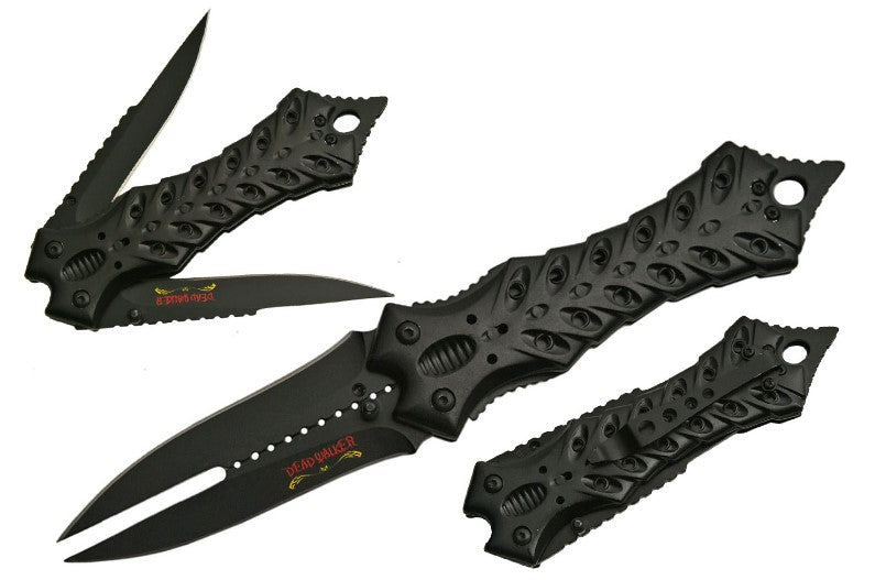 5" DOUBLE ALIEN DEAD WALKER FOLDER - Tophatter Daily Deals