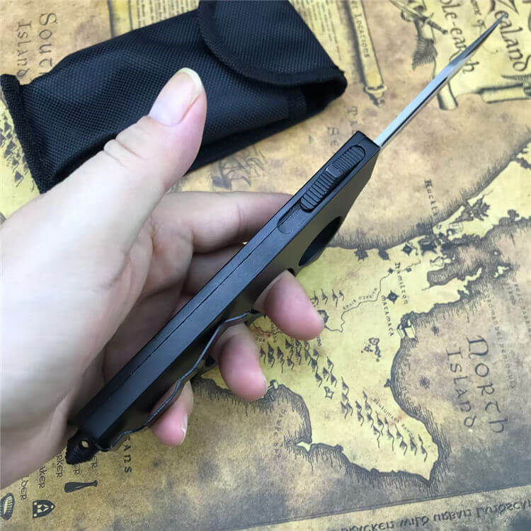 1918-style boxing gloves with a straight punch and a knife at the ready-GS06 Pocket Knives - Tophatter Daily Deals